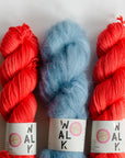 YARNSET "FLUFFY STRIPE SLIPOVER"