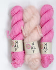 YARNSET "FLUFFY STRIPE SLIPOVER"