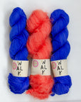 YARNSET "FLUFFY STRIPE SLIPOVER"