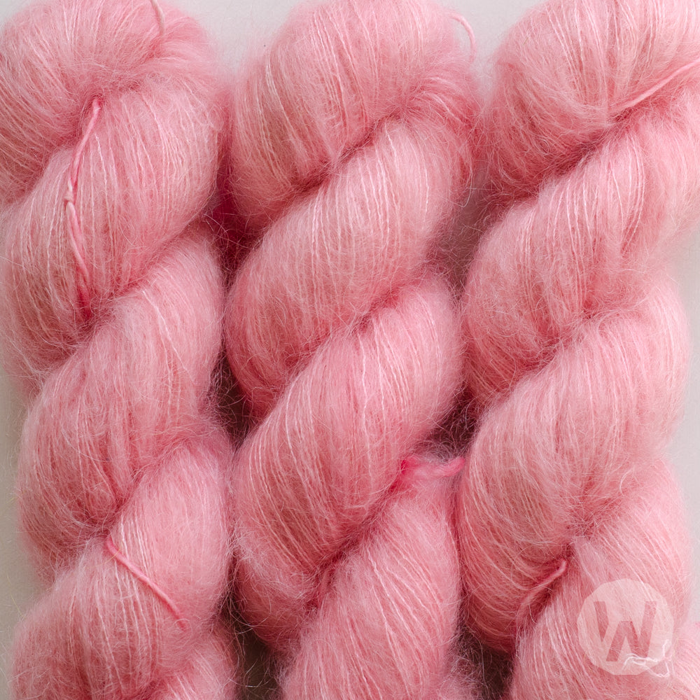 Kid Mohair Lace &quot;Pink Peach&quot; - ready to ship colors