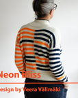 YARN SET "Neon Bliss" - 2-colour-stripes