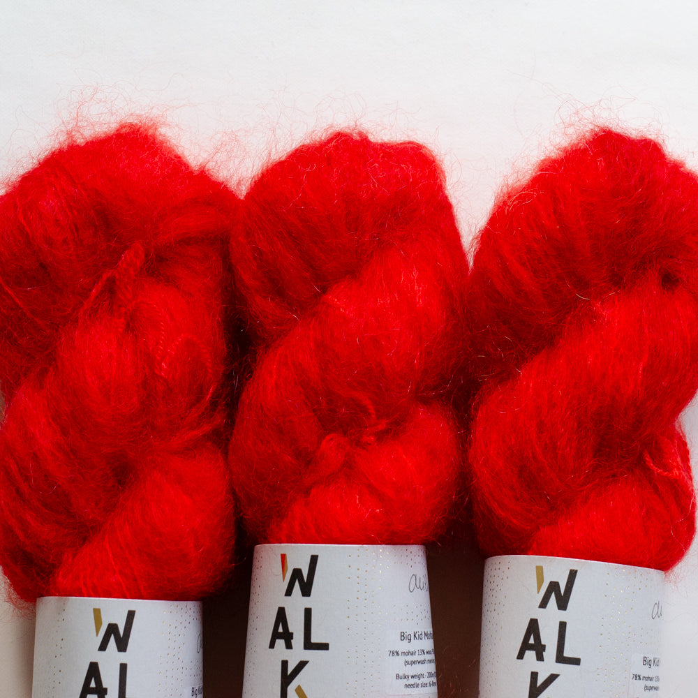Big Kid Mohair &quot;Chili&quot; - ready to ship colors