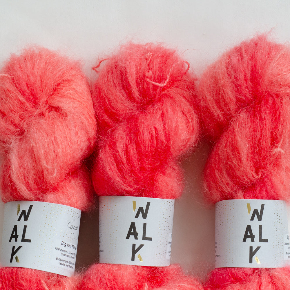 Big Kid Mohair &quot;Coral&quot; - ready to ship colors