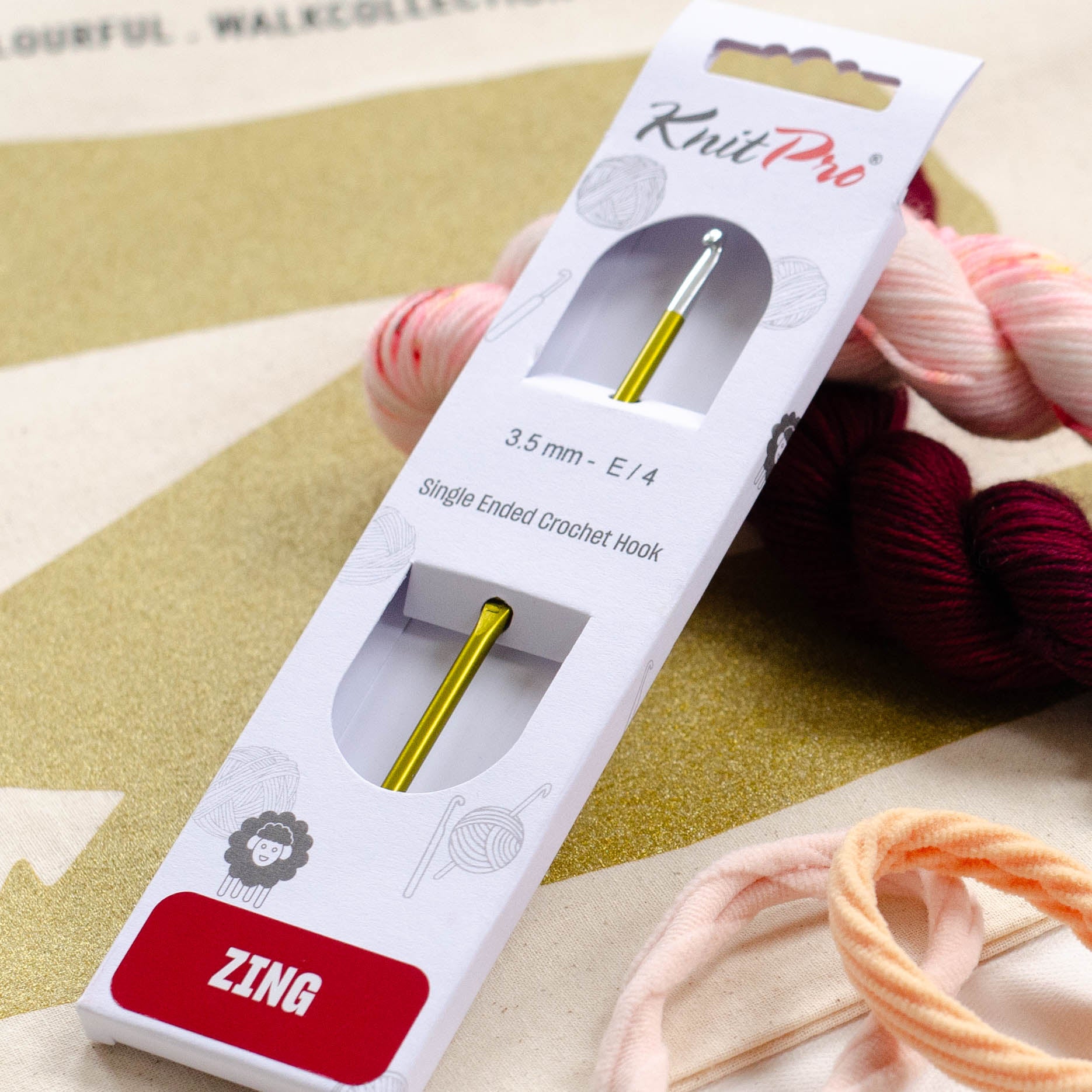 KnitPro Zing pevné kruhové jehlice 60 cm 2,75 mm od 129 Kč