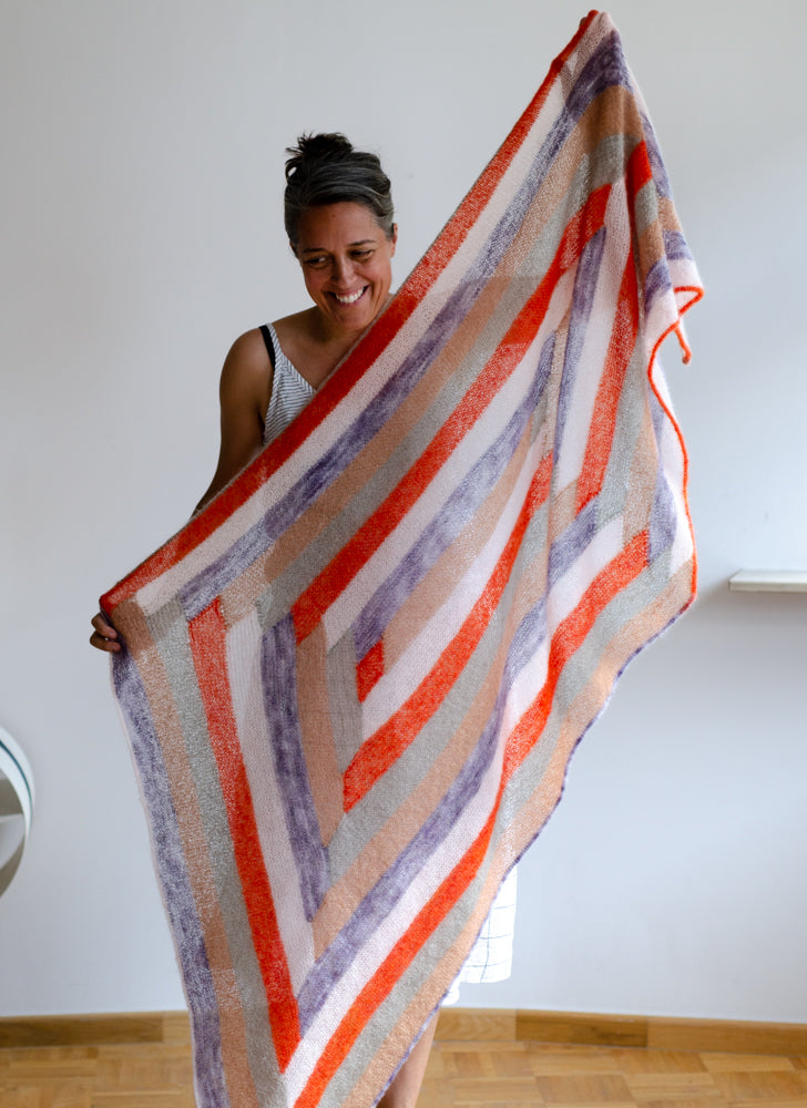 GARNSET "Parallelolamb" - Kid Mohair Lace-Version"
