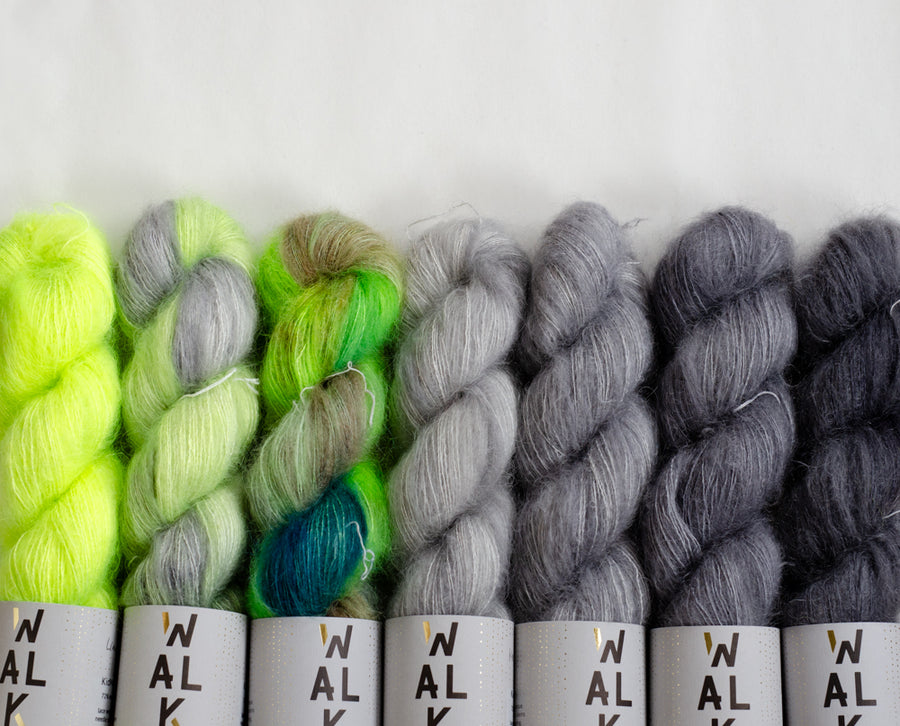 GARNSET "Parallelolamb" - Kid Mohair Lace-Version"