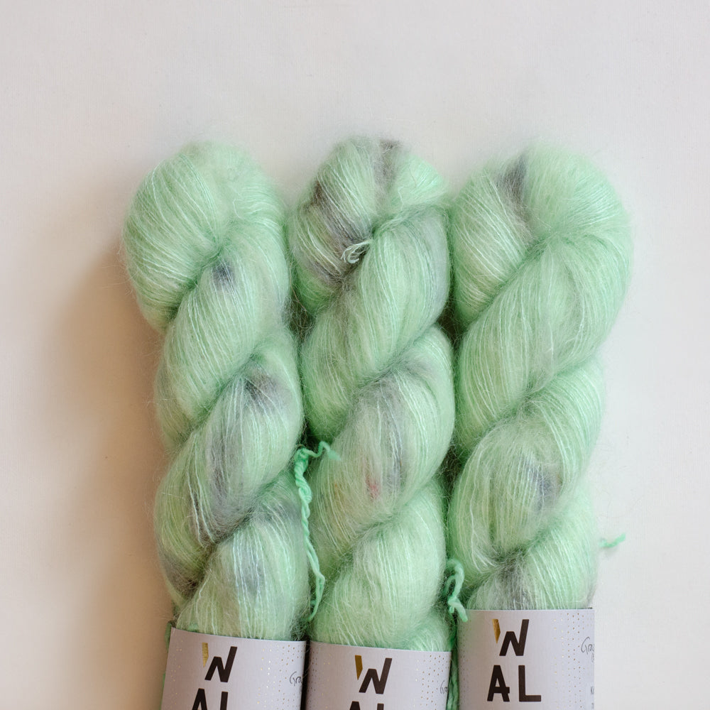 Kid Mohair Lace &quot;Grasshopper (lighter)&quot; - ready to ship colors