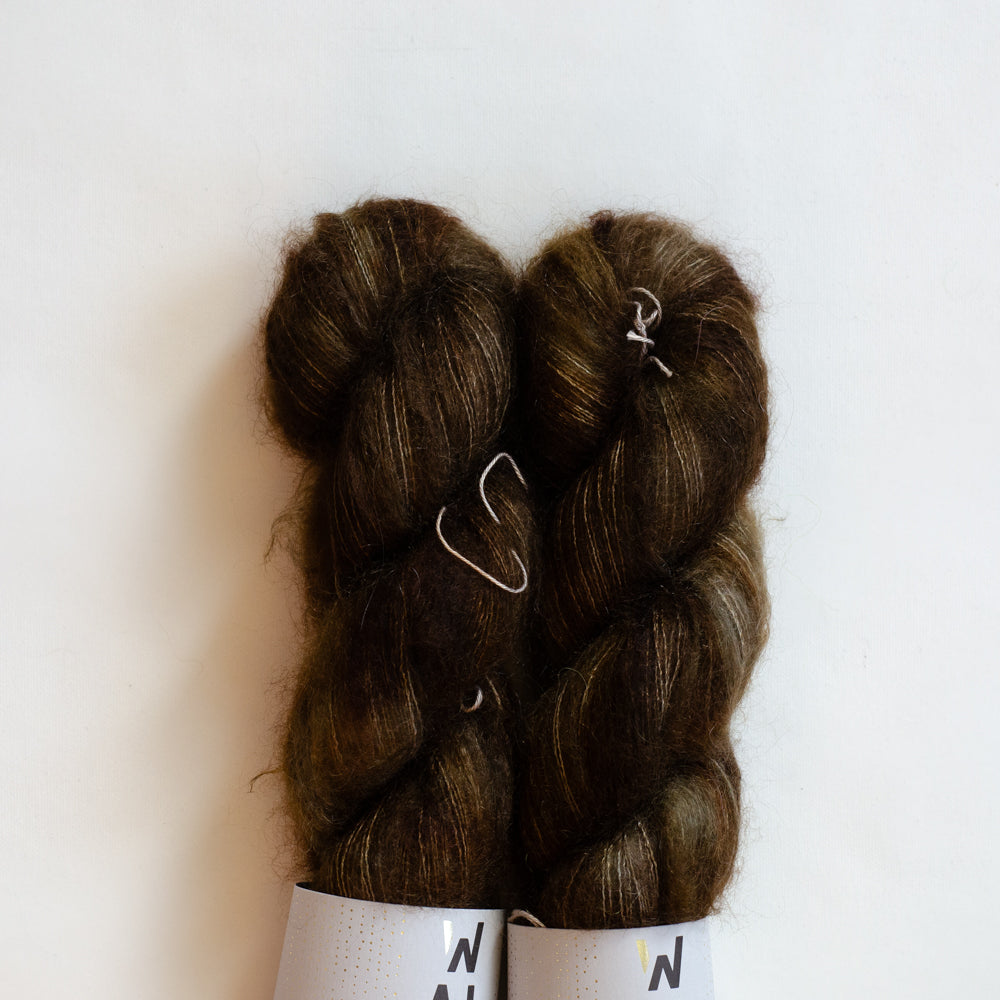 Kid Mohair Lace &quot;Tobacco&quot; - ready to ship colors