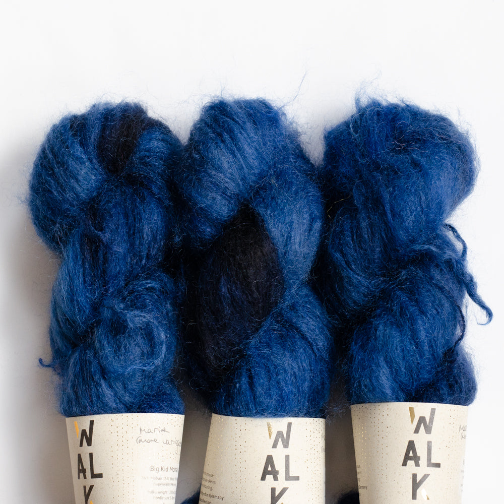 Big Kid Mohair &quot;Marine - more variegated&quot; - ready to ship colors