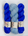 YARNSET "FLUFFY STRIPE SLIPOVER"