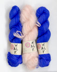 YARNSET "FLUFFY STRIPE SLIPOVER"