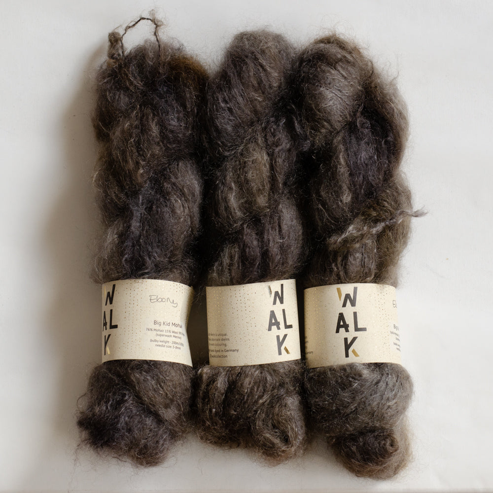 Big Kid Mohair "Ebony" - ready to ship colors