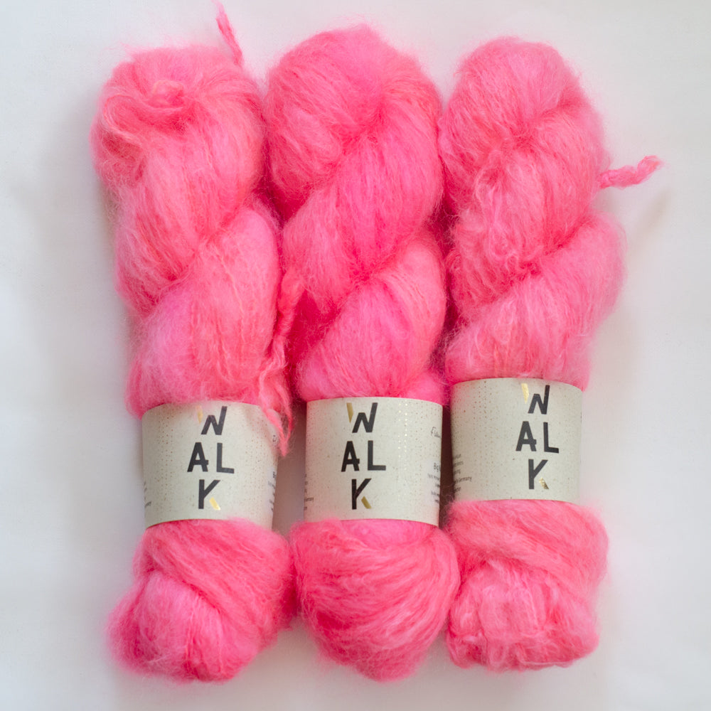 Big Kid Mohair "Flamingo Pink" - ready to ship colors