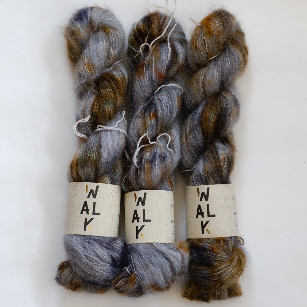 Kid Mohair Lace "Metal Dust" - versandfertige Farben