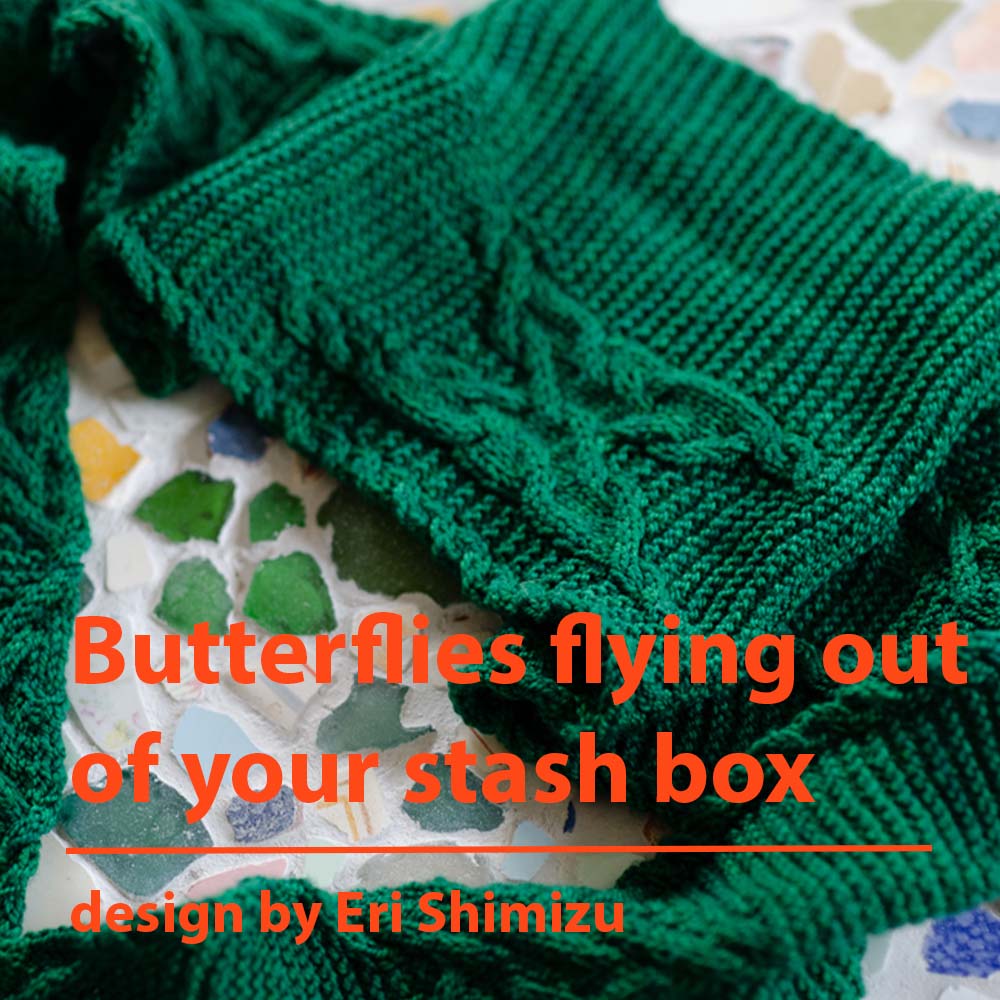 YARN SET &quot;Butterflies flying out of your stash box&quot;
