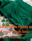 YARN SET "Butterflies flying out of your stash box"
