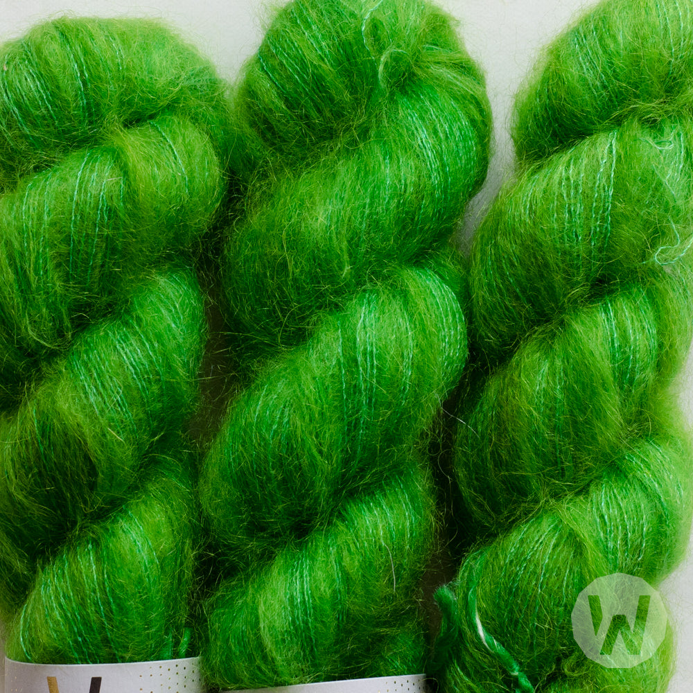 Kid Mohair Lace &quot;College Green&quot; - ready to ship colors