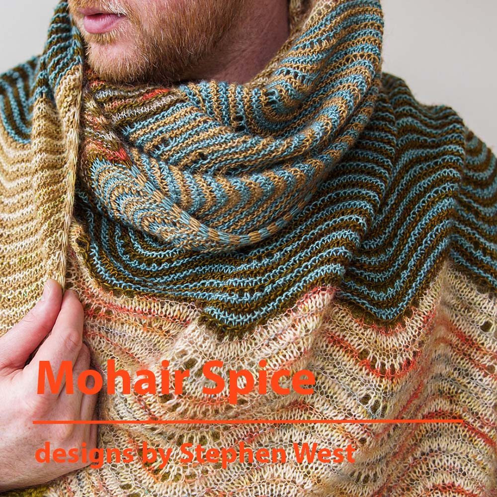 YARN SET &quot;Mohair Spice Shawl&quot;