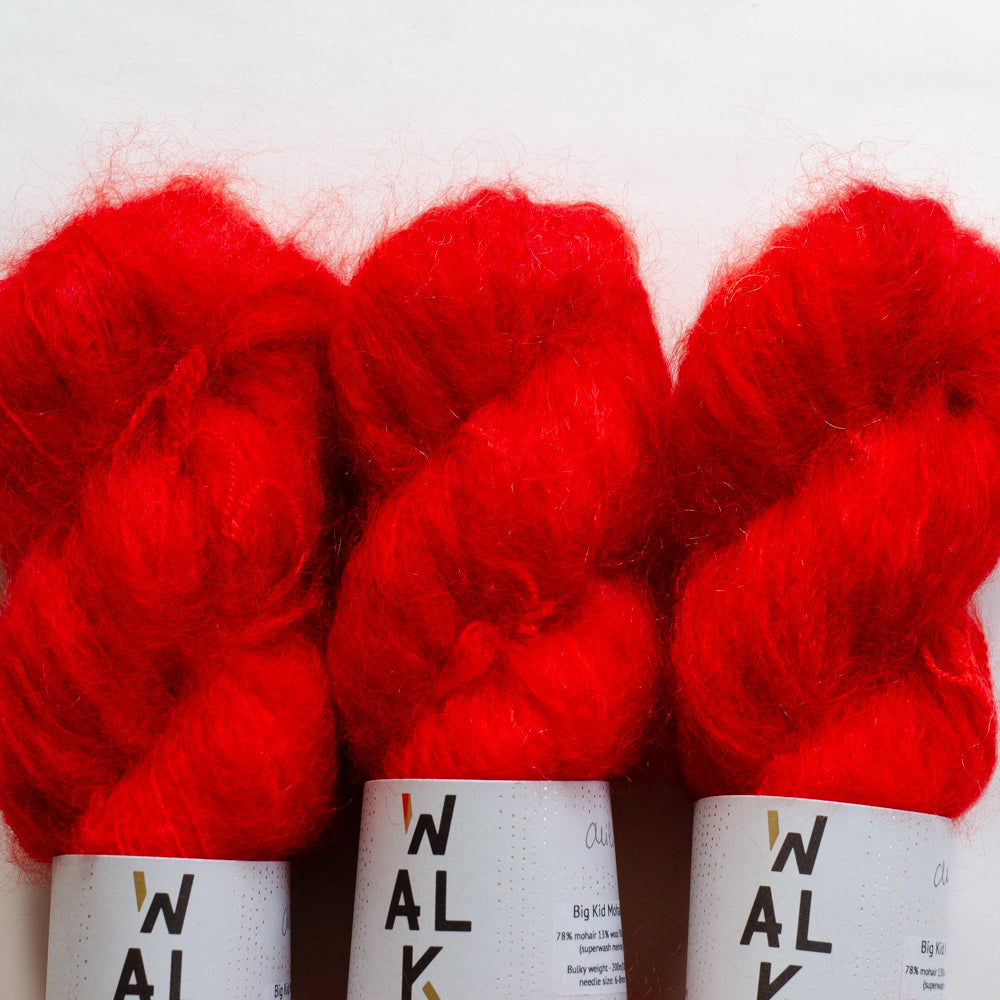 Big Kid Mohair &amp;quot;Chili&amp;quot; - ready to ship colors – Walk Collection
